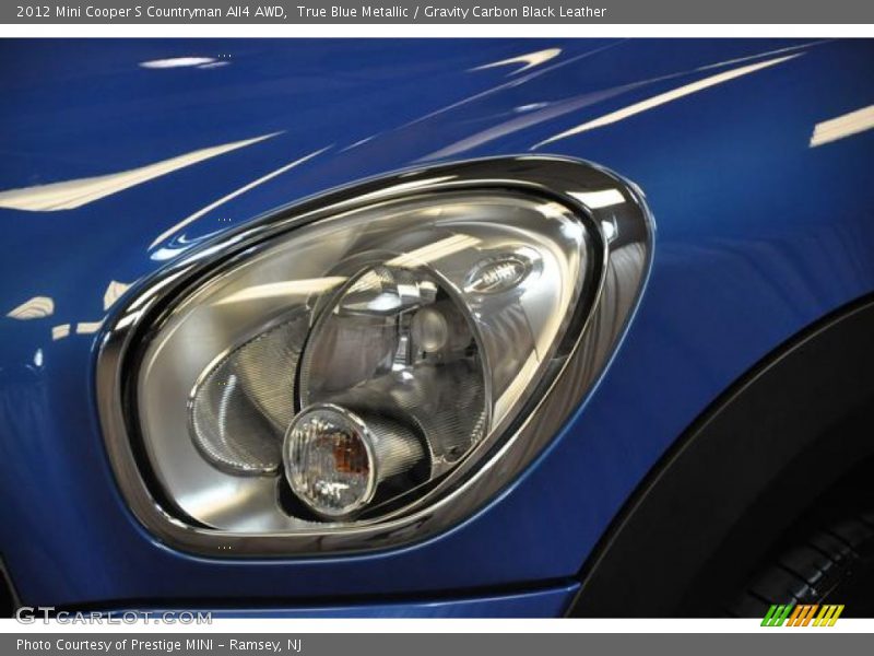 True Blue Metallic / Gravity Carbon Black Leather 2012 Mini Cooper S Countryman All4 AWD