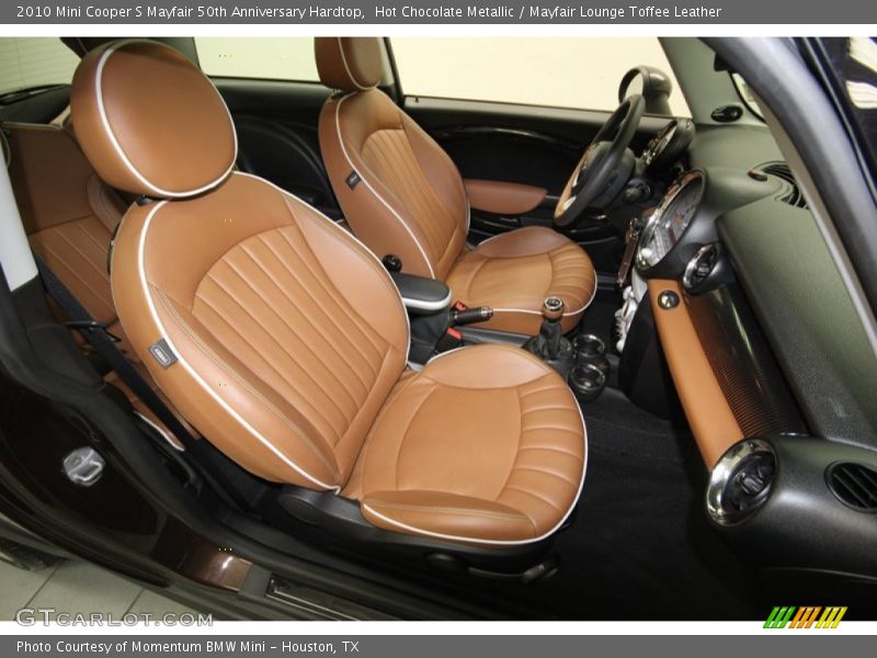 Front Seat of 2010 Cooper S Mayfair 50th Anniversary Hardtop