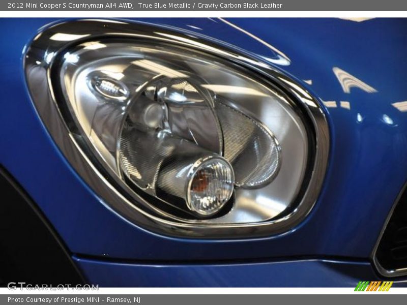 True Blue Metallic / Gravity Carbon Black Leather 2012 Mini Cooper S Countryman All4 AWD