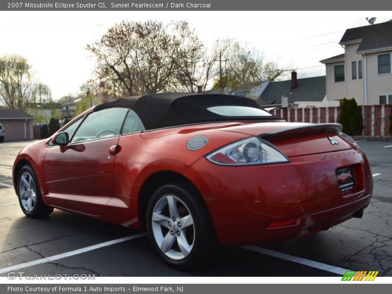 Sunset Pearlescent / Dark Charcoal 2007 Mitsubishi Eclipse Spyder GS