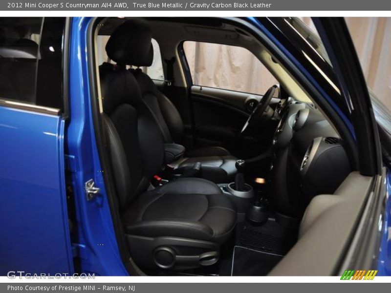 True Blue Metallic / Gravity Carbon Black Leather 2012 Mini Cooper S Countryman All4 AWD