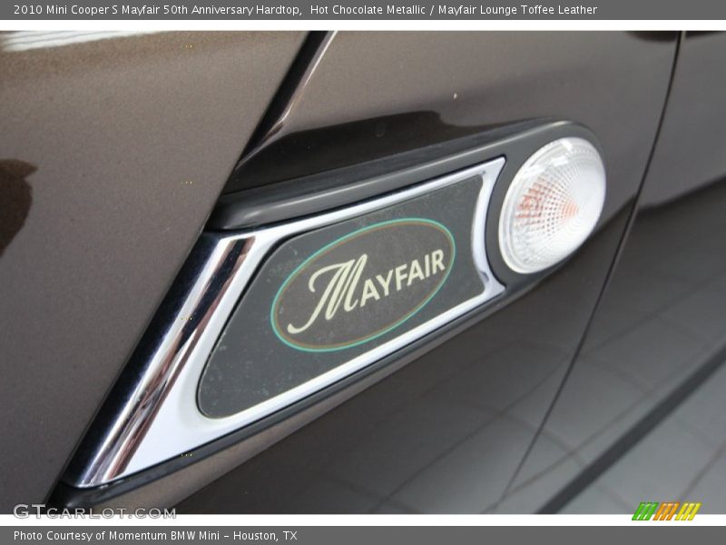 Mayfair Badge - 2010 Mini Cooper S Mayfair 50th Anniversary Hardtop