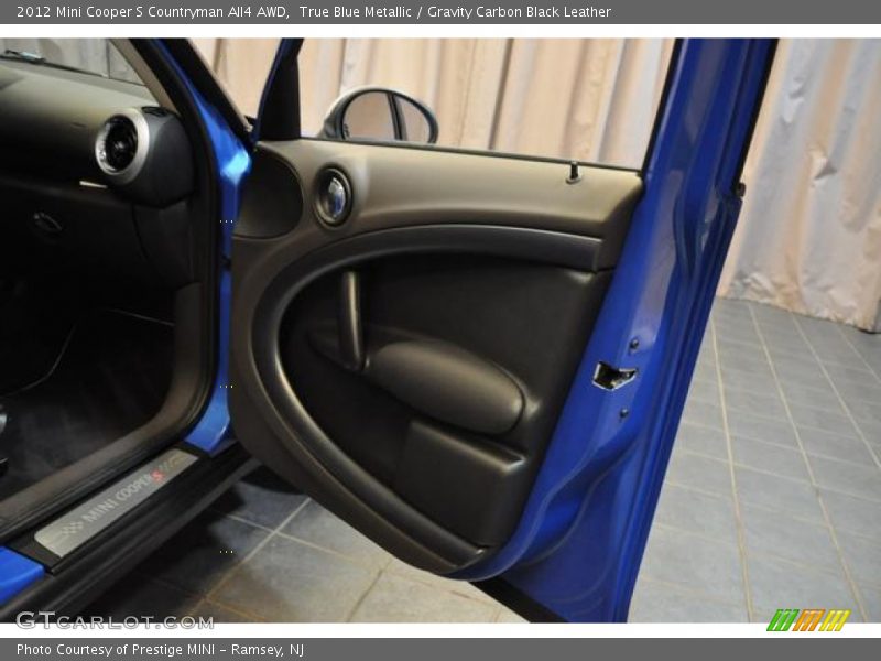 True Blue Metallic / Gravity Carbon Black Leather 2012 Mini Cooper S Countryman All4 AWD