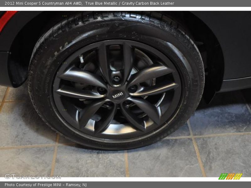 True Blue Metallic / Gravity Carbon Black Leather 2012 Mini Cooper S Countryman All4 AWD