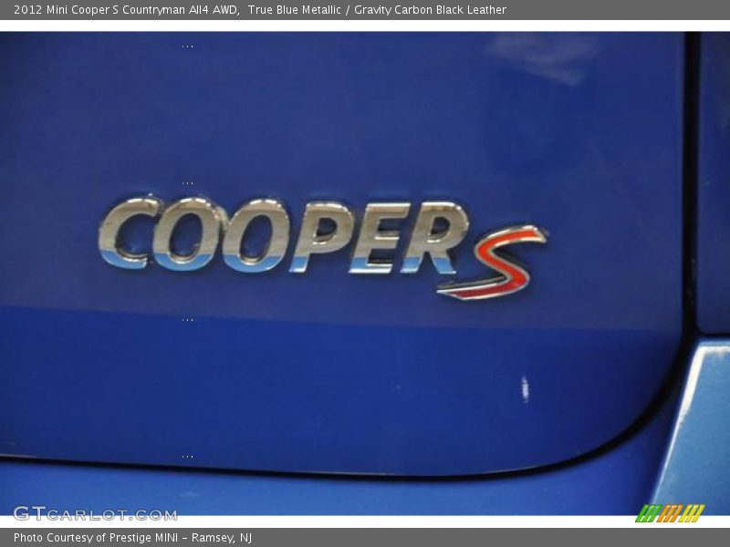 True Blue Metallic / Gravity Carbon Black Leather 2012 Mini Cooper S Countryman All4 AWD