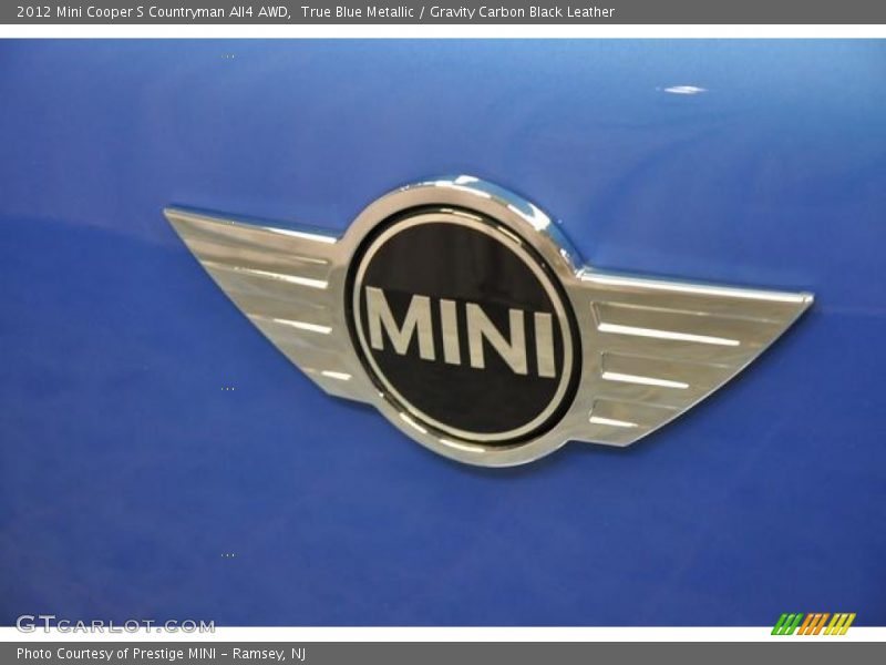 True Blue Metallic / Gravity Carbon Black Leather 2012 Mini Cooper S Countryman All4 AWD