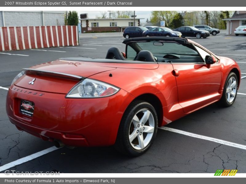 Sunset Pearlescent / Dark Charcoal 2007 Mitsubishi Eclipse Spyder GS