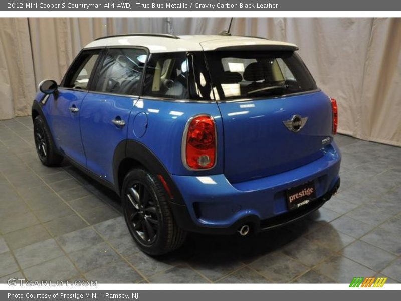 True Blue Metallic / Gravity Carbon Black Leather 2012 Mini Cooper S Countryman All4 AWD