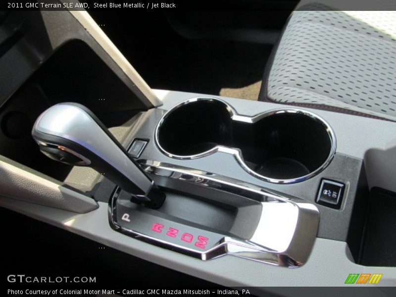 Steel Blue Metallic / Jet Black 2011 GMC Terrain SLE AWD
