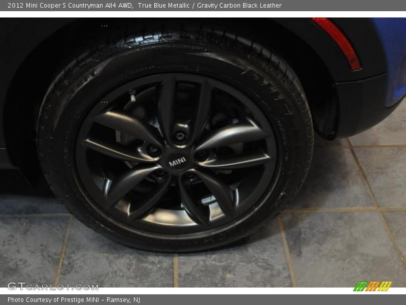 True Blue Metallic / Gravity Carbon Black Leather 2012 Mini Cooper S Countryman All4 AWD