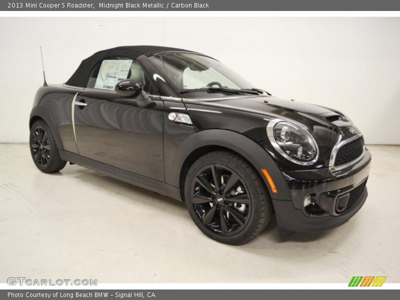 Midnight Black Metallic / Carbon Black 2013 Mini Cooper S Roadster