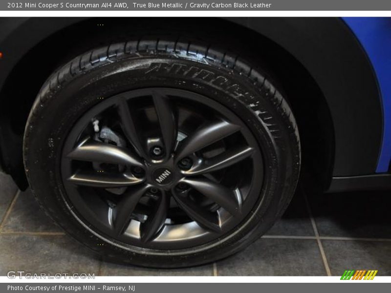 True Blue Metallic / Gravity Carbon Black Leather 2012 Mini Cooper S Countryman All4 AWD