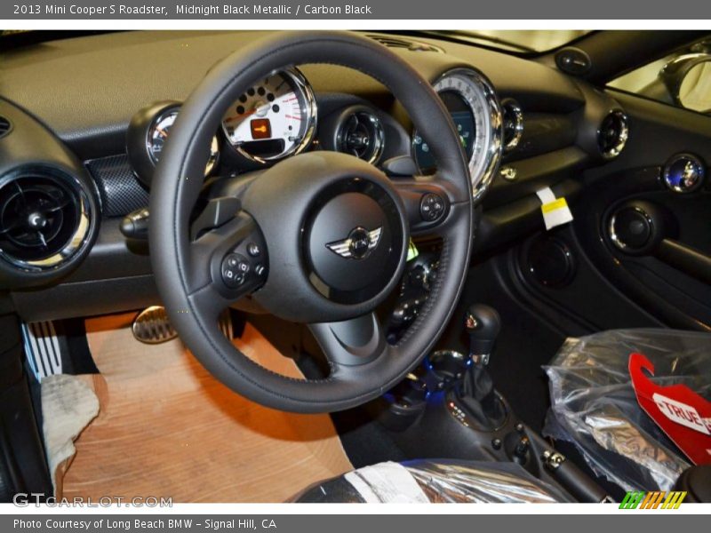 Midnight Black Metallic / Carbon Black 2013 Mini Cooper S Roadster