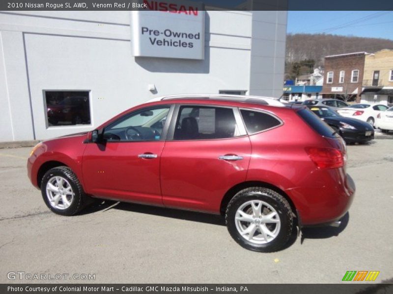 Venom Red / Black 2010 Nissan Rogue SL AWD