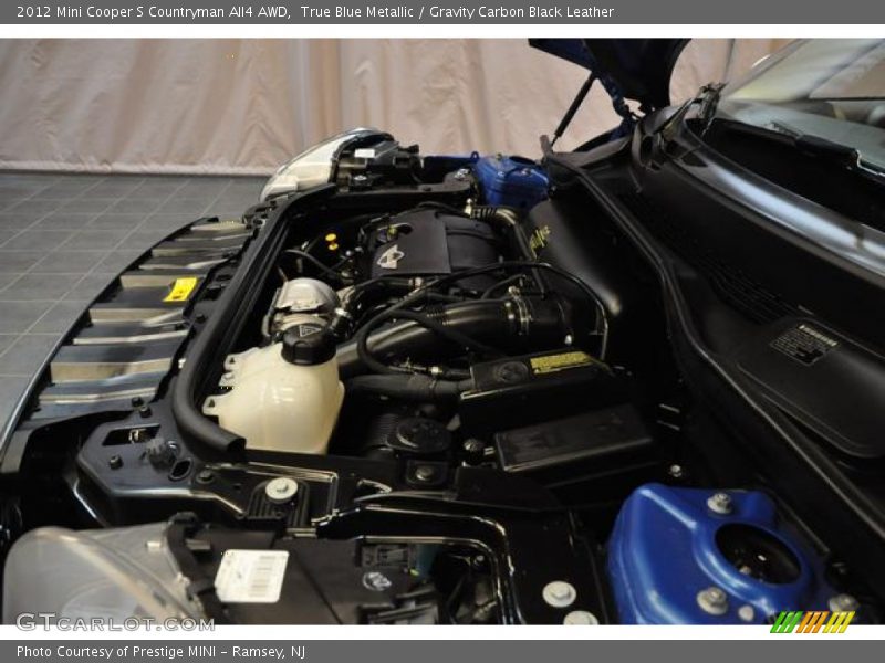 True Blue Metallic / Gravity Carbon Black Leather 2012 Mini Cooper S Countryman All4 AWD