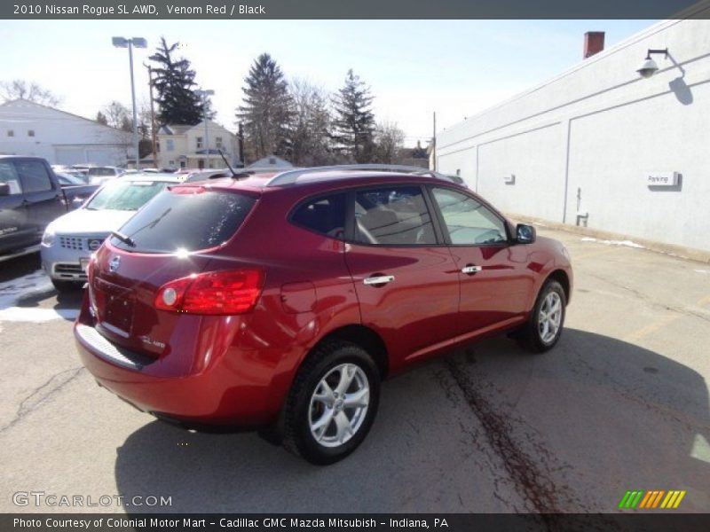Venom Red / Black 2010 Nissan Rogue SL AWD