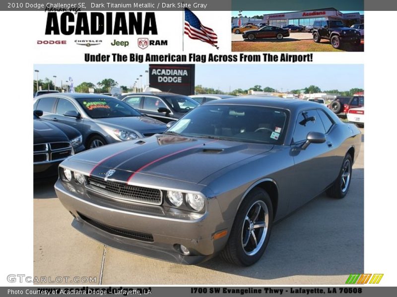 Dark Titanium Metallic / Dark Slate Gray 2010 Dodge Challenger SE