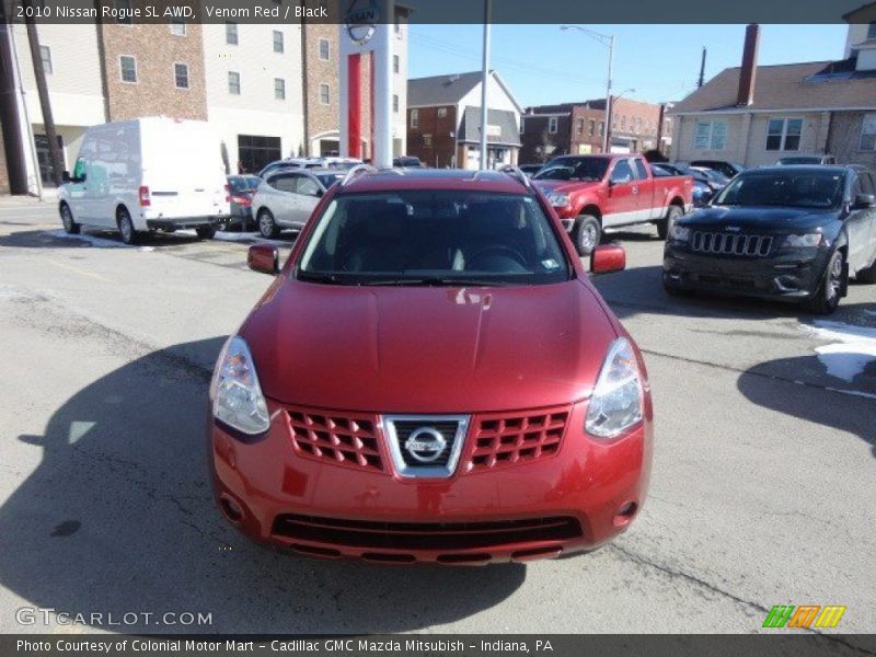 Venom Red / Black 2010 Nissan Rogue SL AWD