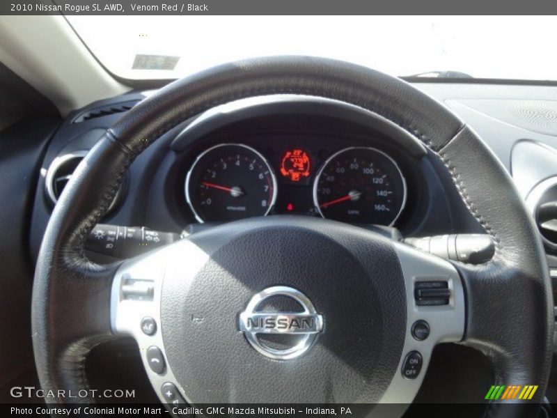 Venom Red / Black 2010 Nissan Rogue SL AWD