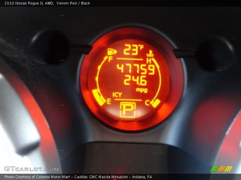 Venom Red / Black 2010 Nissan Rogue SL AWD