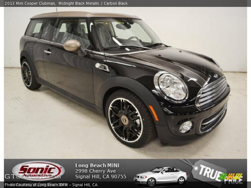 Midnight Black Metallic / Carbon Black 2013 Mini Cooper Clubman
