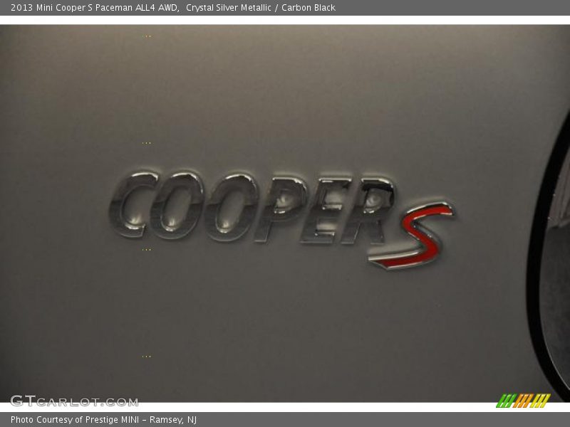 Crystal Silver Metallic / Carbon Black 2013 Mini Cooper S Paceman ALL4 AWD