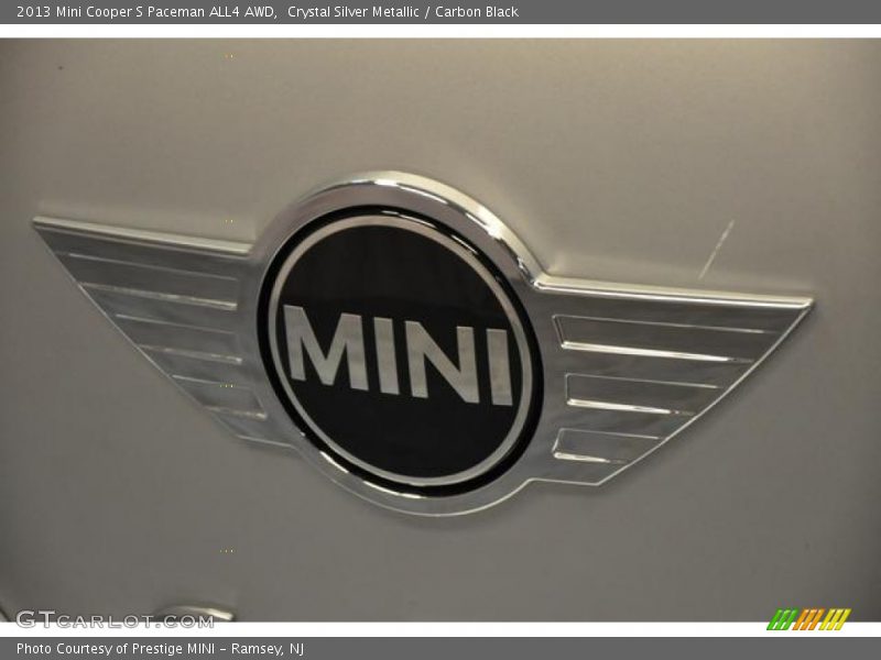 Crystal Silver Metallic / Carbon Black 2013 Mini Cooper S Paceman ALL4 AWD
