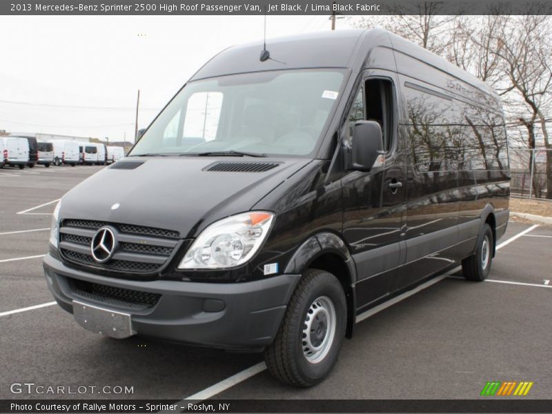 Jet Black / Lima Black Fabric 2013 Mercedes-Benz Sprinter 2500 High Roof Passenger Van