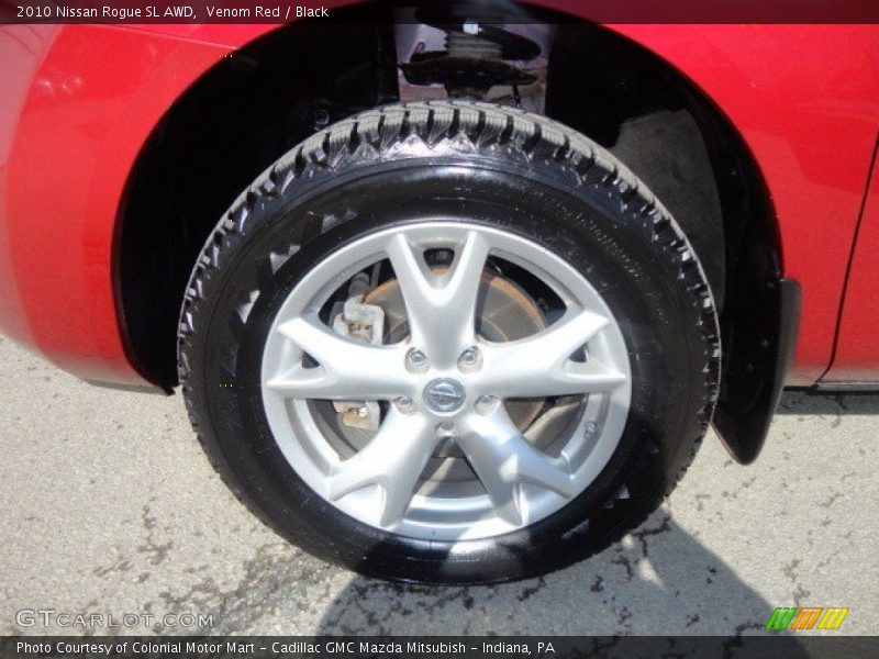 Venom Red / Black 2010 Nissan Rogue SL AWD
