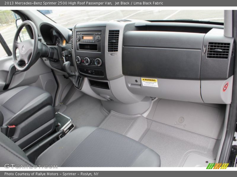 Dashboard of 2013 Sprinter 2500 High Roof Passenger Van