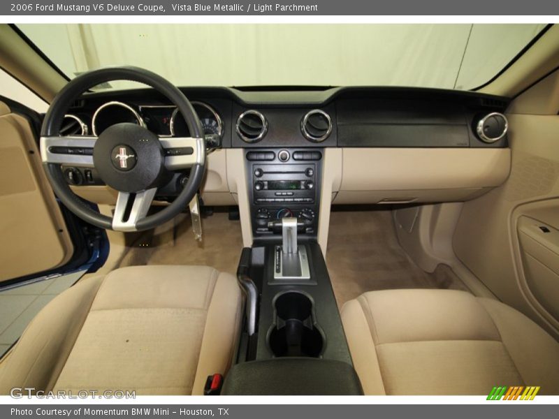 Vista Blue Metallic / Light Parchment 2006 Ford Mustang V6 Deluxe Coupe