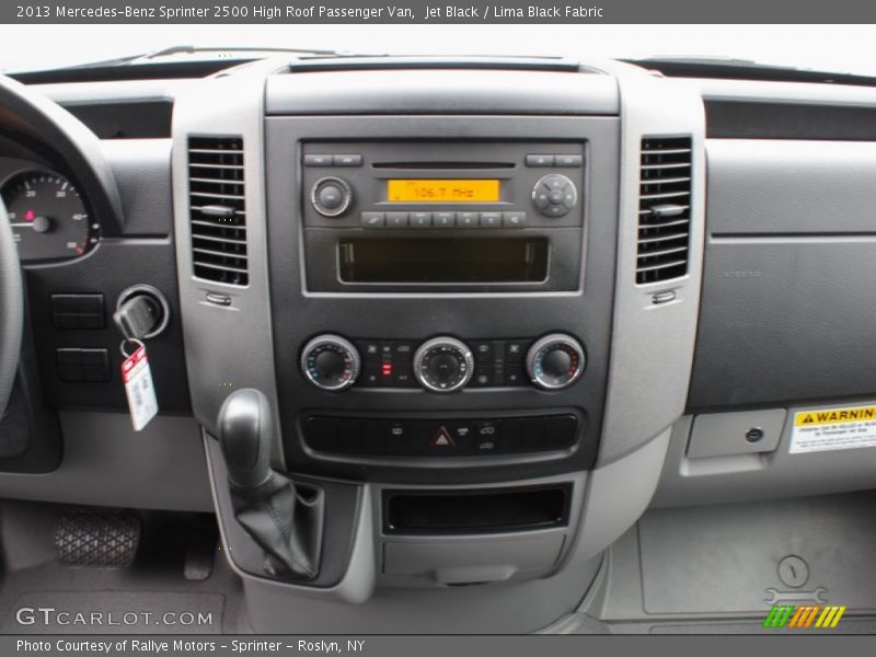 Controls of 2013 Sprinter 2500 High Roof Passenger Van
