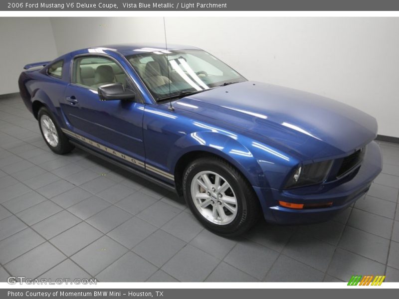 Vista Blue Metallic / Light Parchment 2006 Ford Mustang V6 Deluxe Coupe