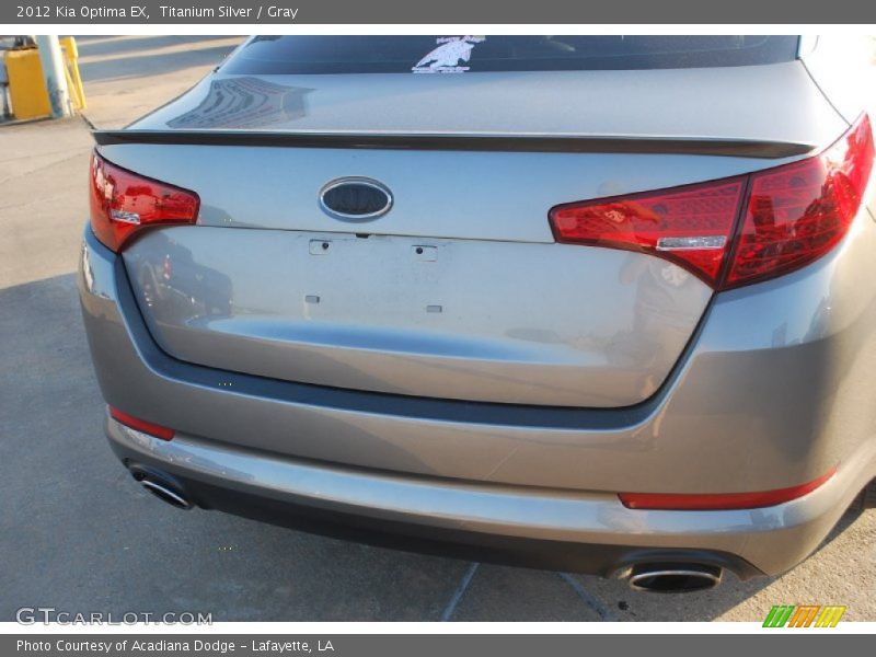 Titanium Silver / Gray 2012 Kia Optima EX