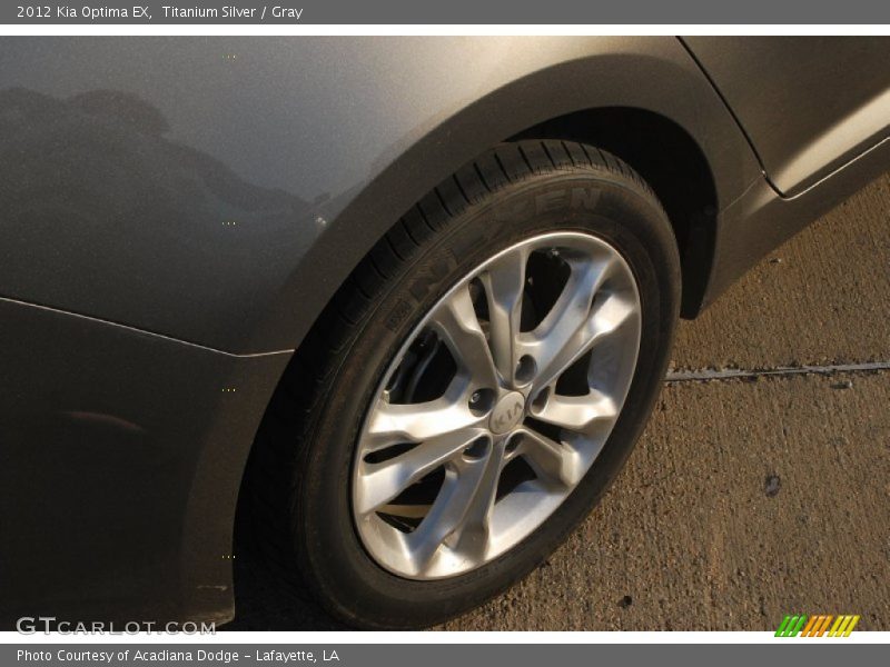 Titanium Silver / Gray 2012 Kia Optima EX