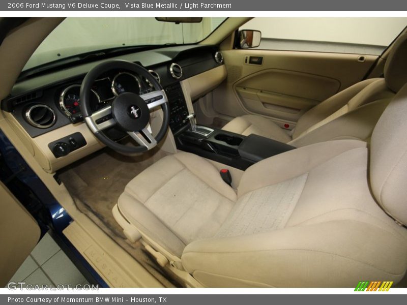 Vista Blue Metallic / Light Parchment 2006 Ford Mustang V6 Deluxe Coupe