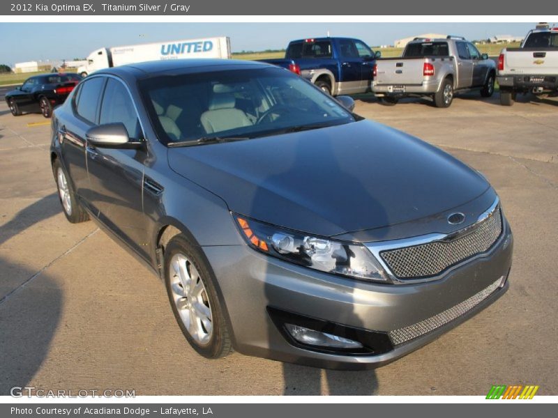 Titanium Silver / Gray 2012 Kia Optima EX
