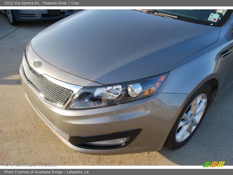 Titanium Silver / Gray 2012 Kia Optima EX