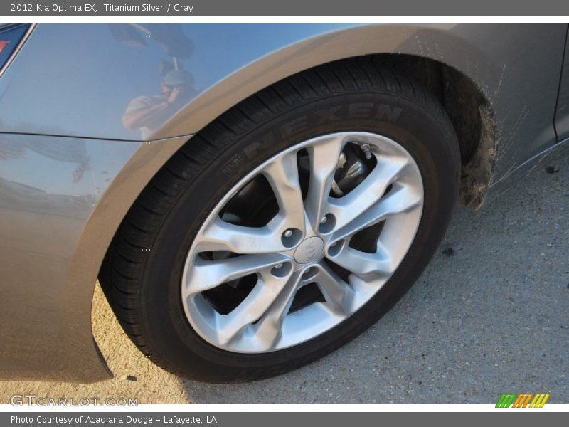 Titanium Silver / Gray 2012 Kia Optima EX