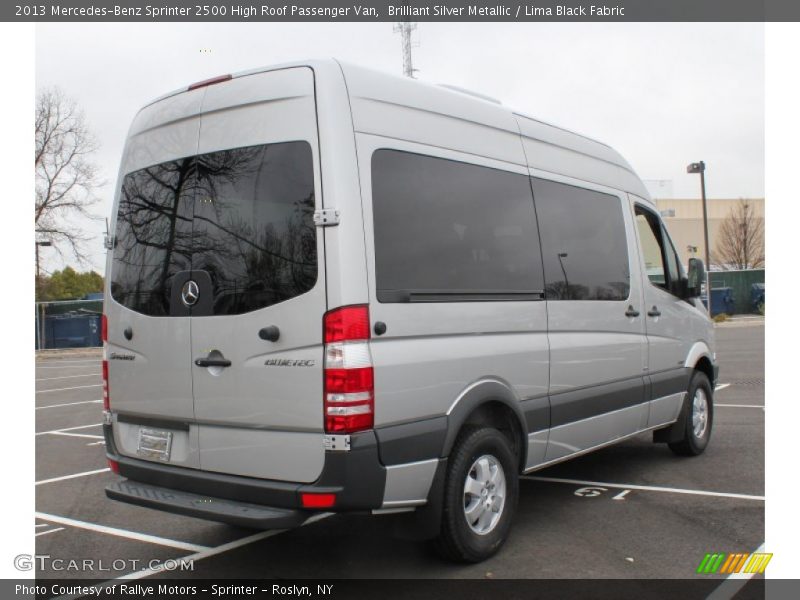 Brilliant Silver Metallic / Lima Black Fabric 2013 Mercedes-Benz Sprinter 2500 High Roof Passenger Van