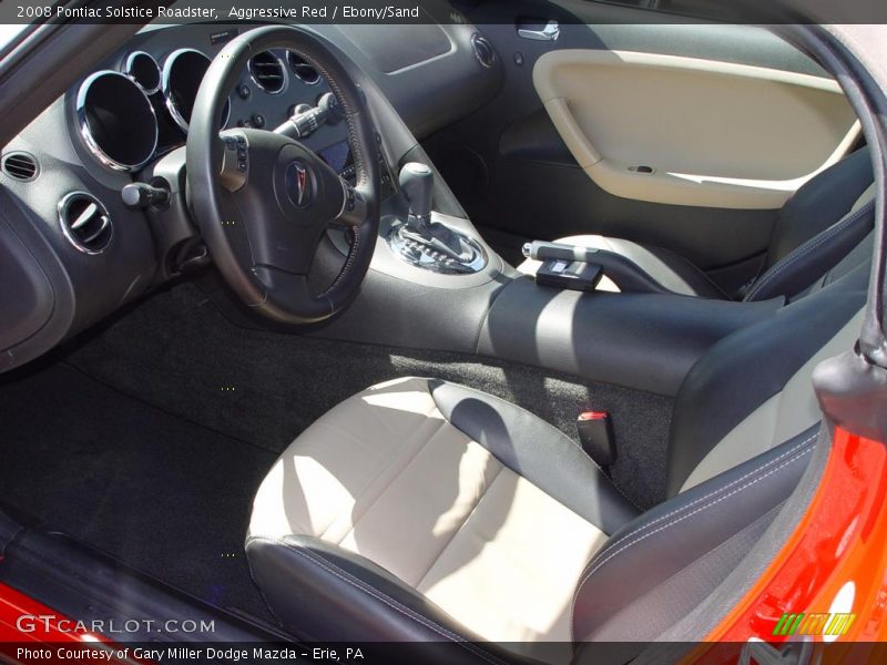 Aggressive Red / Ebony/Sand 2008 Pontiac Solstice Roadster