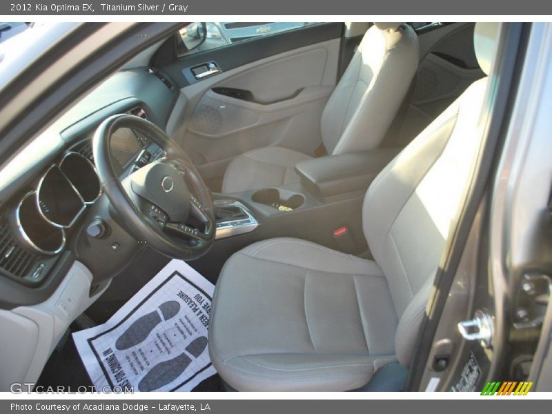 Titanium Silver / Gray 2012 Kia Optima EX