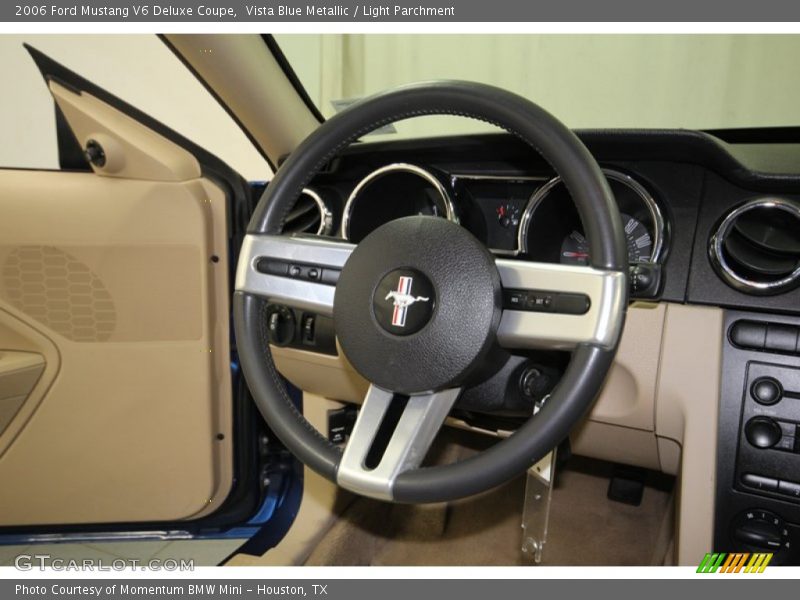 Vista Blue Metallic / Light Parchment 2006 Ford Mustang V6 Deluxe Coupe