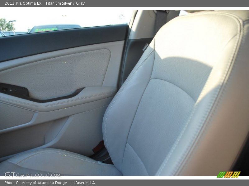 Titanium Silver / Gray 2012 Kia Optima EX