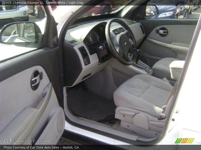 Summit White / Light Gray 2005 Chevrolet Equinox LS