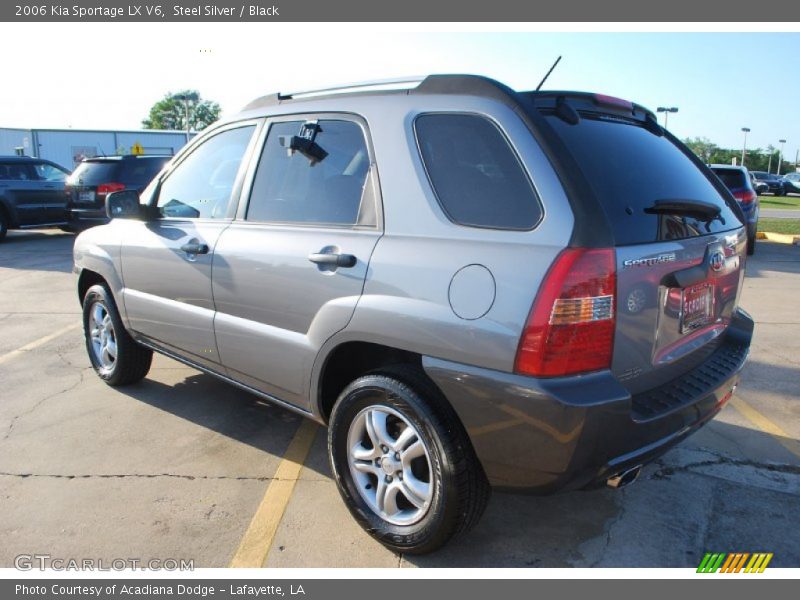 Steel Silver / Black 2006 Kia Sportage LX V6