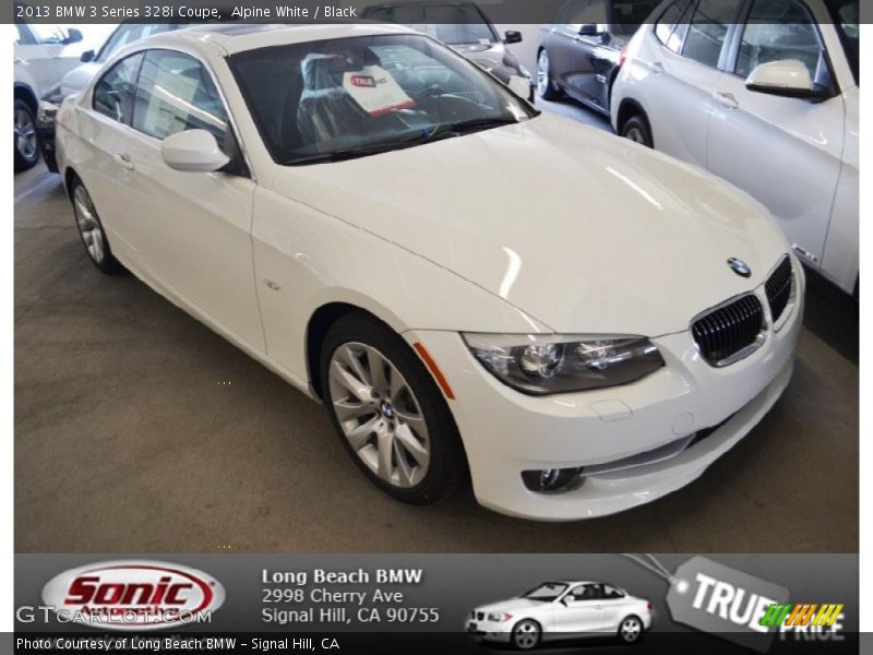 Alpine White / Black 2013 BMW 3 Series 328i Coupe