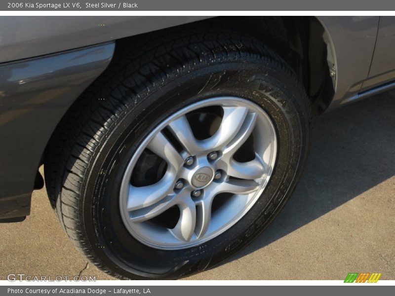 Steel Silver / Black 2006 Kia Sportage LX V6