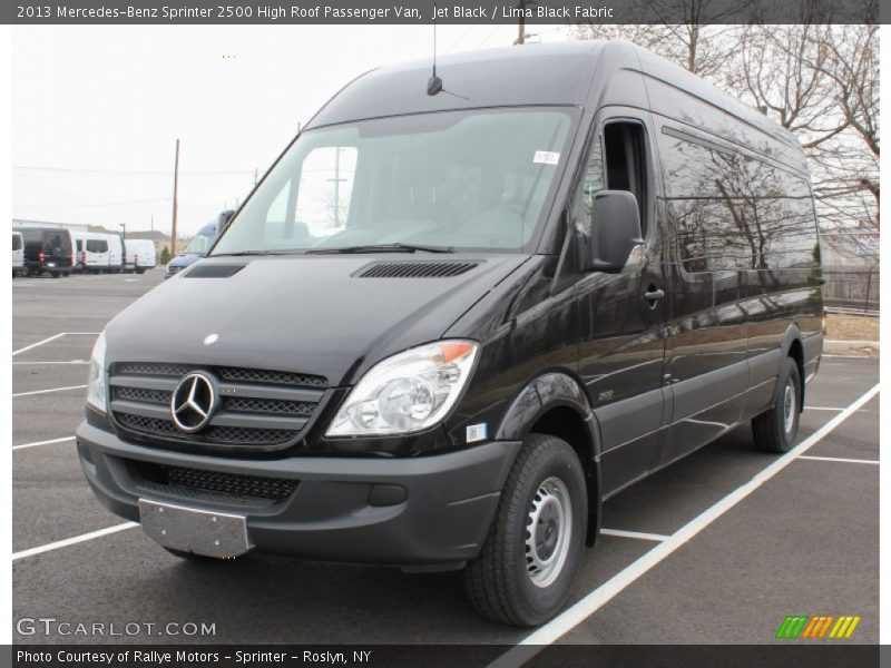 Jet Black / Lima Black Fabric 2013 Mercedes-Benz Sprinter 2500 High Roof Passenger Van