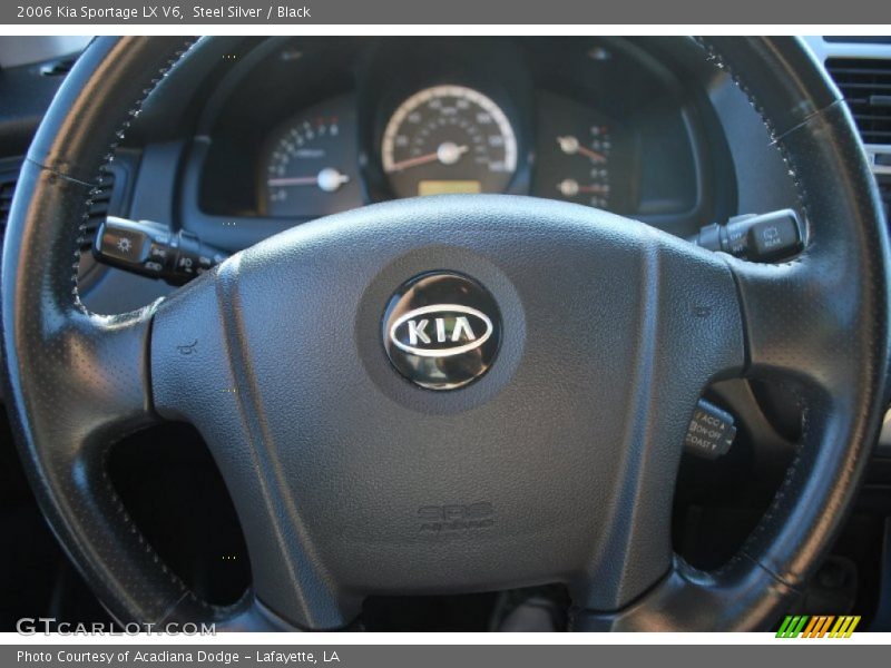 Steel Silver / Black 2006 Kia Sportage LX V6